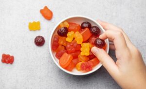 Chewable gummy bears vitamins and supplements